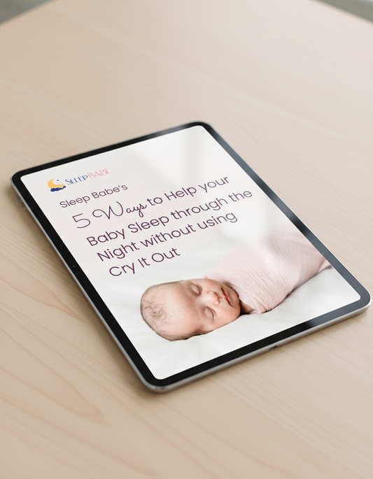 Sleep Babe's 5 Ways to Help Your Baby Sleep Through the Night without using Cry It Out